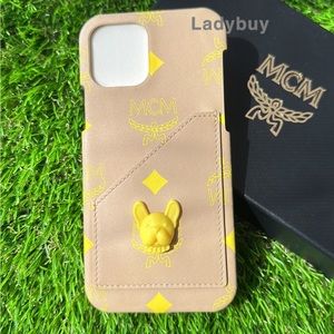 🐶NWT MCM M Pup iPhone 12/12 Pro Case with Card Slot